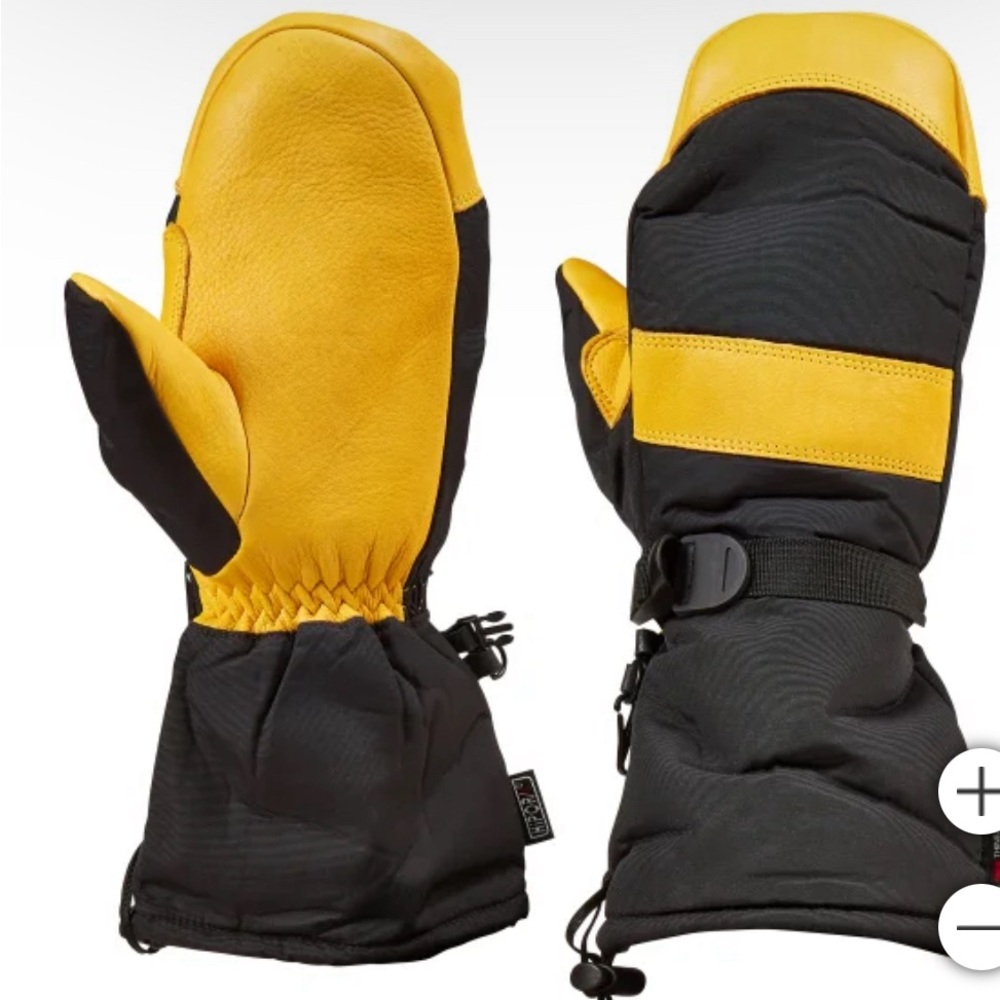 Saranac Gauntlet Premium Deerskin Ski Mitt